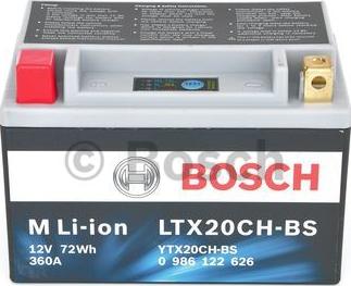 BOSCH 0 986 122 626 - Стартерна акумуляторна батарея, АКБ autozip.com.ua