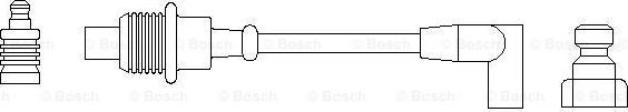 BOSCH 0 986 356 066 - Провід запалювання autozip.com.ua