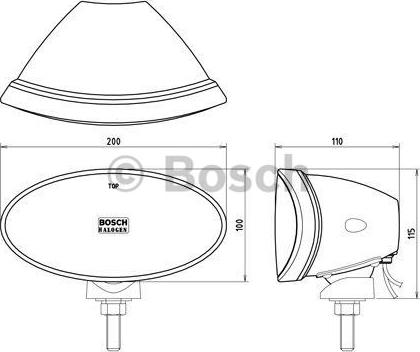 BOSCH 0 986 310 535 - Фара дальнього світла autozip.com.ua