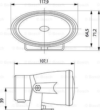 BOSCH 0 986 310 520 - Фара дальнього світла autozip.com.ua