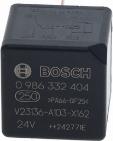BOSCH 0 986 332 404 - Реле, робочий струм autozip.com.ua