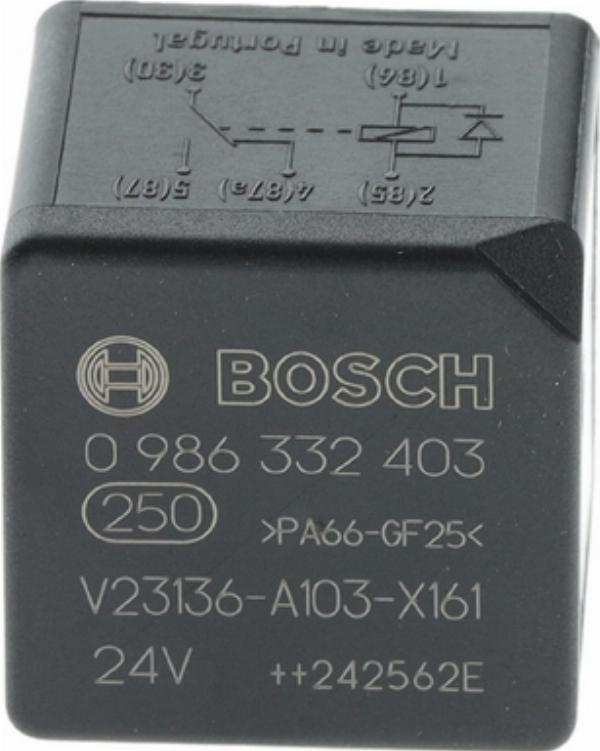 BOSCH 0 986 332 403 - Реле, робочий струм autozip.com.ua