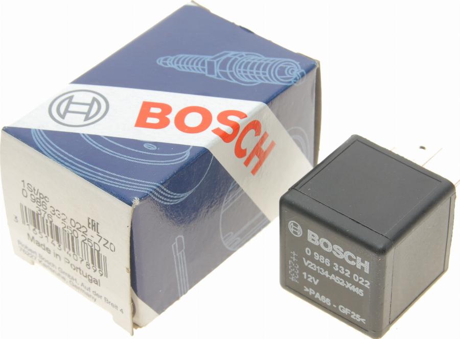 BOSCH 0 986 332 022 - Реле, робочий струм autozip.com.ua