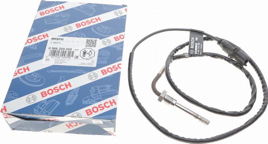 BOSCH 0 986 259 009 - Датчик, температура вихлопних газів autozip.com.ua