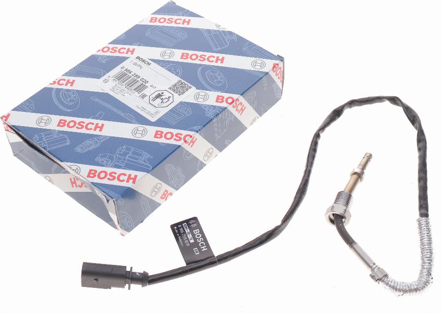 BOSCH 0 986 259 020 - Датчик, температура вихлопних газів autozip.com.ua