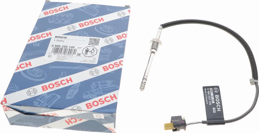 BOSCH 0 986 259 140 - Датчик, температура вихлопних газів autozip.com.ua