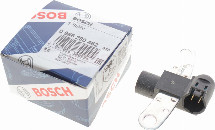 BOSCH 0 986 280 462 - Датчик імпульсів, колінчастий вал autozip.com.ua