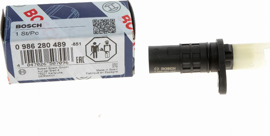 BOSCH 0 986 280 489 - Датчик імпульсів, колінчастий вал autozip.com.ua