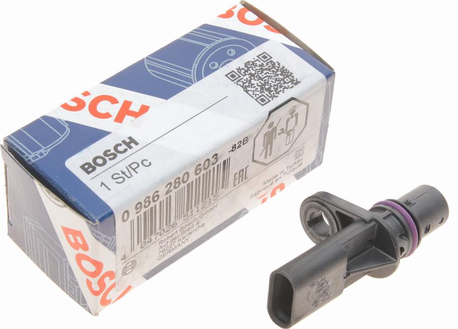 BOSCH 0 986 280 603 - Датчик, положення розподільного валу autozip.com.ua