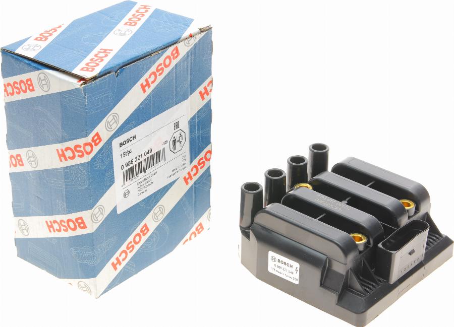 BOSCH 0 986 221 049 - Котушка запалювання autozip.com.ua