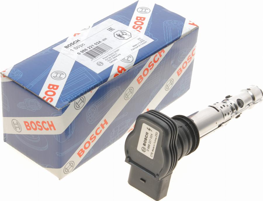 BOSCH 0 986 221 024 - Котушка запалювання autozip.com.ua