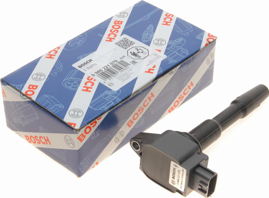 BOSCH 0 986 221 079 - Котушка запалювання autozip.com.ua