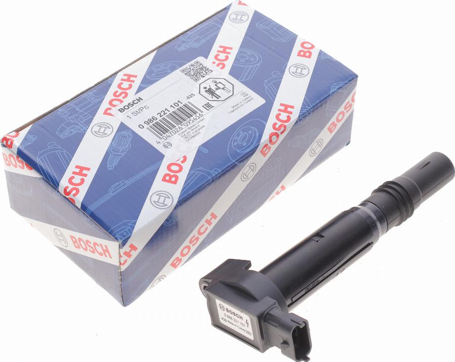 BOSCH 0 986 221 101 - Котушка запалювання autozip.com.ua