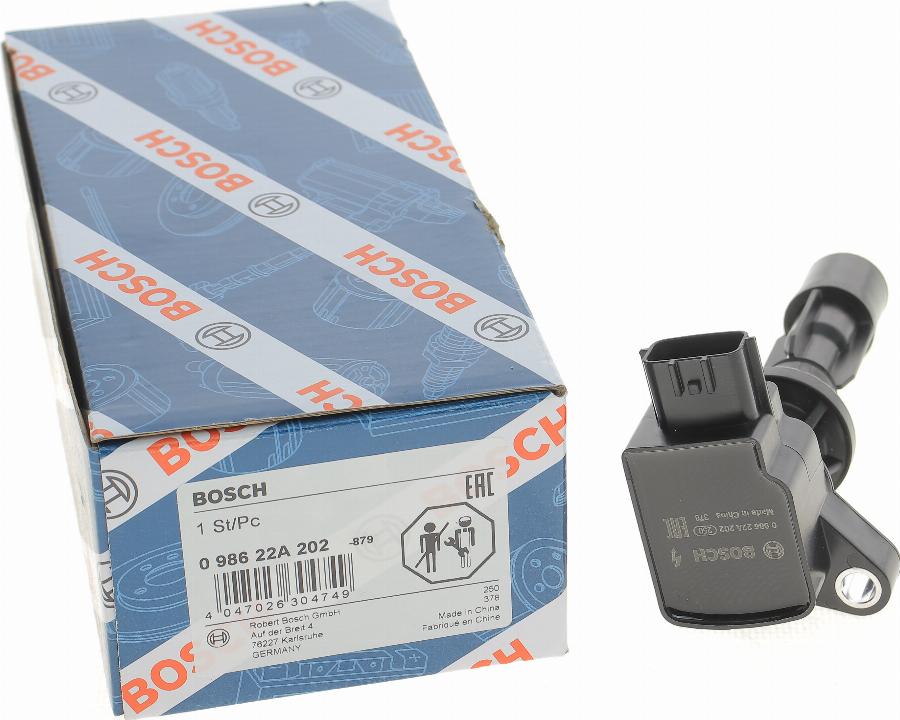 BOSCH 0 986 22A 202 - Котушка запалювання autozip.com.ua