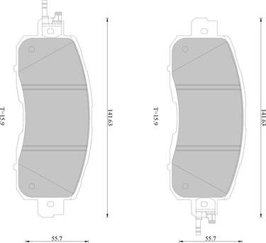 BOSCH 0 986 AB9 409 - Гальмівні колодки, дискові гальма autozip.com.ua