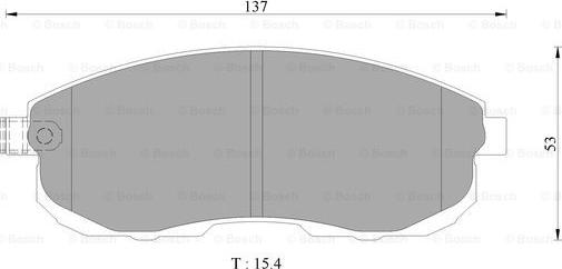 BOSCH 0 986 AB9 169 - Гальмівні колодки, дискові гальма autozip.com.ua