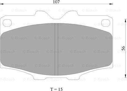 BOSCH 0 986 AB9 175 - Гальмівні колодки, дискові гальма autozip.com.ua