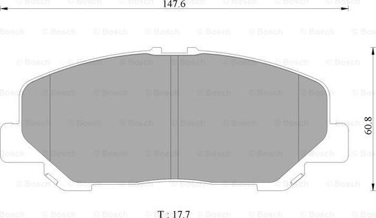 BOSCH 0 986 AB1 479 - Гальмівні колодки, дискові гальма autozip.com.ua