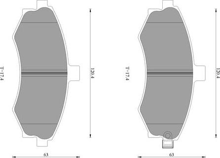 BOSCH 0 986 AB1 694 - Гальмівні колодки, дискові гальма autozip.com.ua