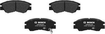 BOSCH 0 986 AB1 608 - Гальмівні колодки, дискові гальма autozip.com.ua