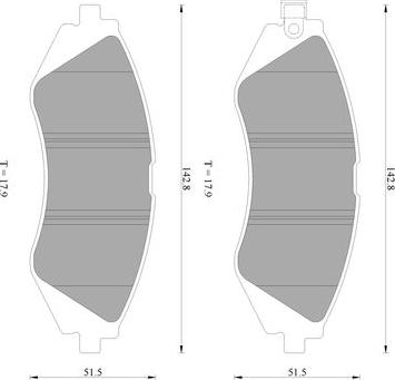 BOSCH 0 986 AB1 188 - Гальмівні колодки, дискові гальма autozip.com.ua