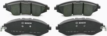 BOSCH 0 986 AB1 188 - Гальмівні колодки, дискові гальма autozip.com.ua