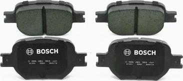 BOSCH 0 986 AB1 369 - Гальмівні колодки, дискові гальма autozip.com.ua