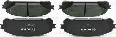 BOSCH 0 986 AB1 371 - Гальмівні колодки, дискові гальма autozip.com.ua