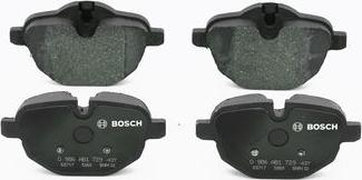 BOSCH 0 986 AB1 729 - Гальмівні колодки, дискові гальма autozip.com.ua