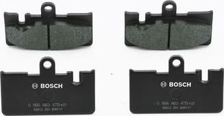 BOSCH 0 986 AB3 478 - Гальмівні колодки, дискові гальма autozip.com.ua