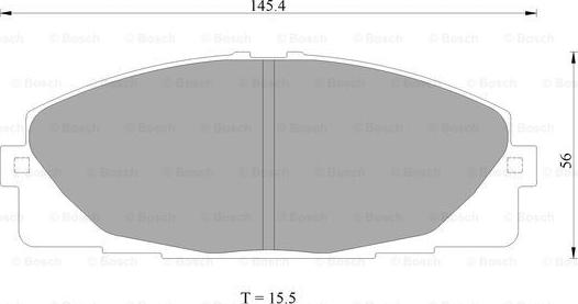 BOSCH 0 986 AB2 394 - Гальмівні колодки, дискові гальма autozip.com.ua