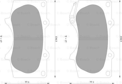 BOSCH 0 986 AB2 392 - Гальмівні колодки, дискові гальма autozip.com.ua