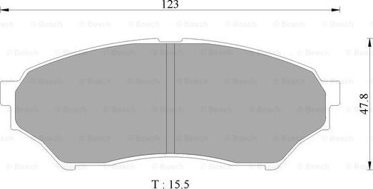 BOSCH 0 986 AB2 352 - Гальмівні колодки, дискові гальма autozip.com.ua