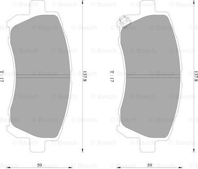 BOSCH 0 986 AB2 324 - Гальмівні колодки, дискові гальма autozip.com.ua