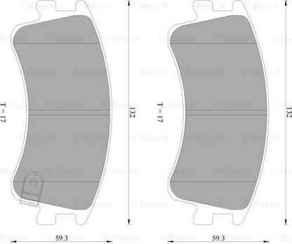 BOSCH 0 986 AB2 296 - Гальмівні колодки, дискові гальма autozip.com.ua