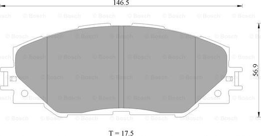 BOSCH 0 986 AB2 298 - Гальмівні колодки, дискові гальма autozip.com.ua