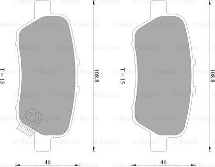 BOSCH 0 986 AB2 264 - Гальмівні колодки, дискові гальма autozip.com.ua