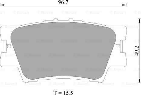 BOSCH 0 986 AB2 271 - Гальмівні колодки, дискові гальма autozip.com.ua