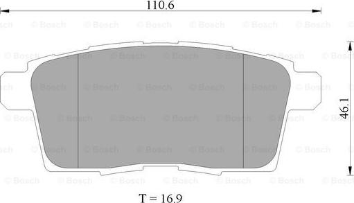 BOSCH 0 986 AB2 272 - Гальмівні колодки, дискові гальма autozip.com.ua