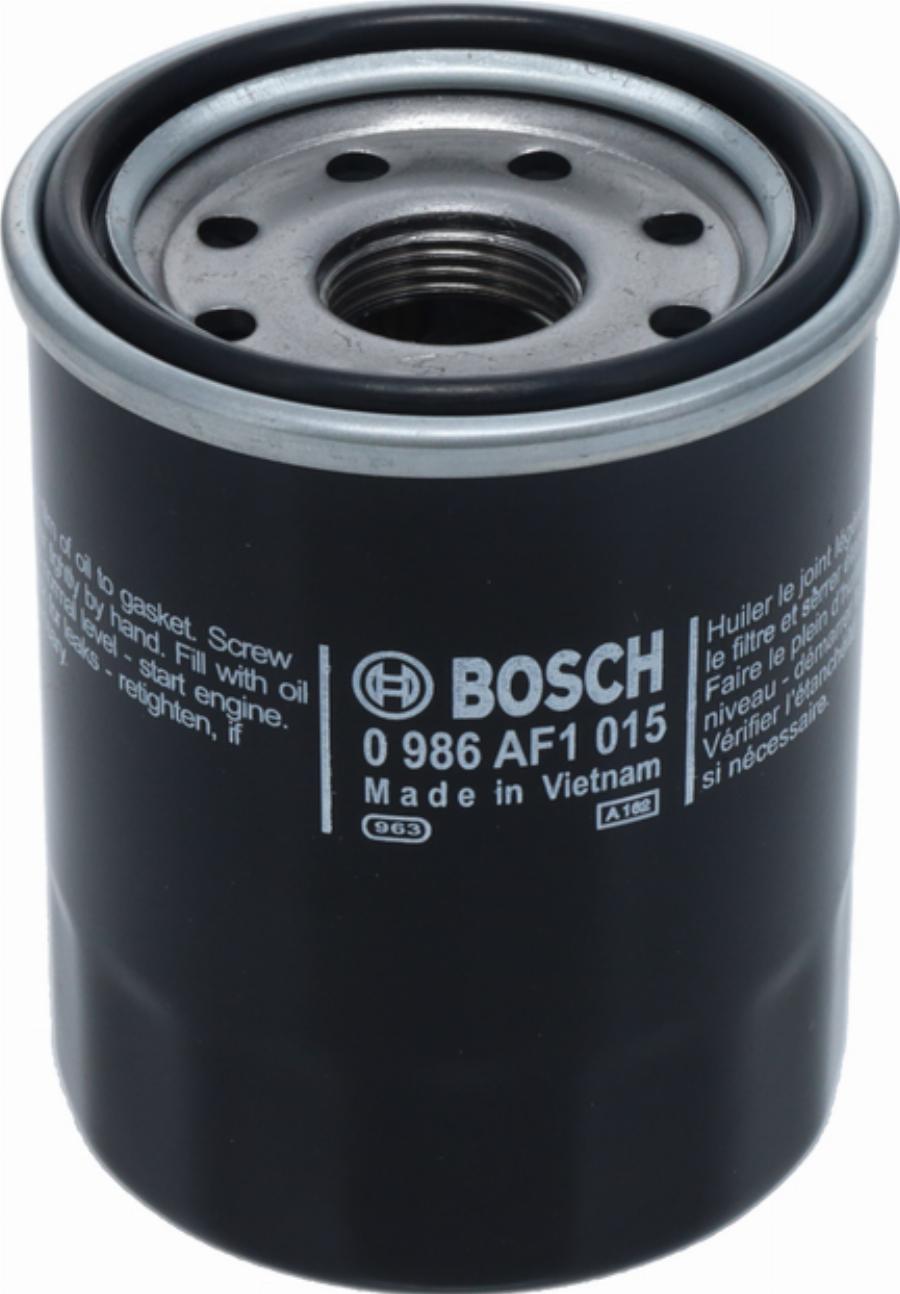 BOSCH 0 986 AF1 015 - Масляний фільтр autozip.com.ua
