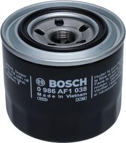 BOSCH 0 986 AF1 038 - Масляний фільтр autozip.com.ua