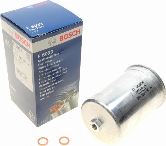 BOSCH 0 986 AF8 093 - Паливний фільтр autozip.com.ua