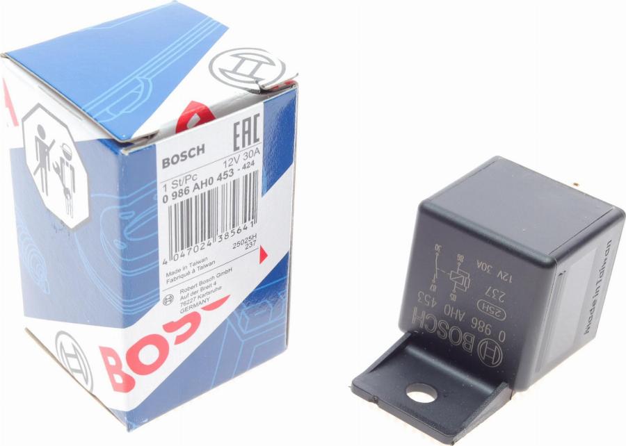 BOSCH 0 986 AH0 453 - Реле, робочий струм autozip.com.ua