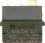 BOSCH 0 986 AH0 091 - Реле, звуковий сигнал autozip.com.ua