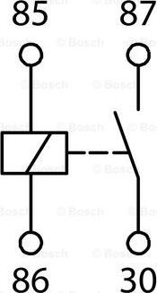 BOSCH 0 986 AH0 081 - Реле, робочий струм autozip.com.ua
