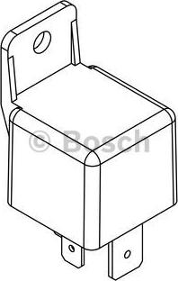 BOSCH 0 986 AH0 081 - Реле, робочий струм autozip.com.ua