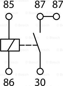 BOSCH 0 986 AH0 253 - Реле, робочий струм autozip.com.ua