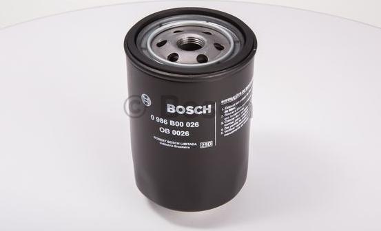 BOSCH 0 986 B00 026 - Масляний фільтр autozip.com.ua