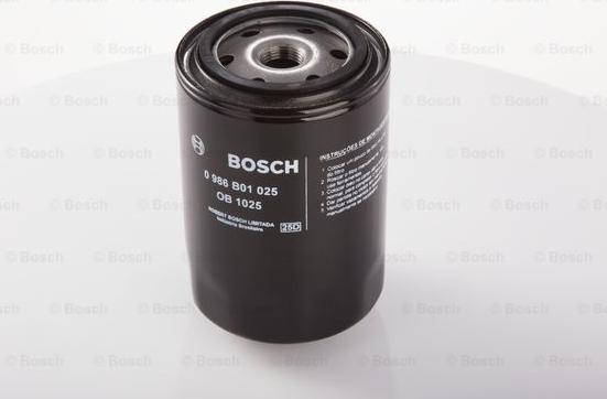 BOSCH 0 986 B01 025 - Масляний фільтр autozip.com.ua