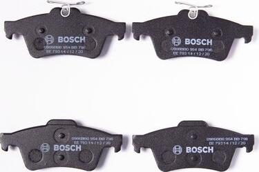 BOSCH 0 986 BB0 954 - Гальмівні колодки, дискові гальма autozip.com.ua